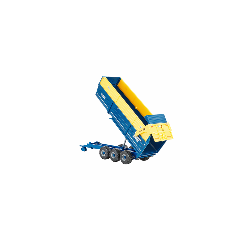 Britains Kane Tri-Axle Halfpipe Silage Trailer-2